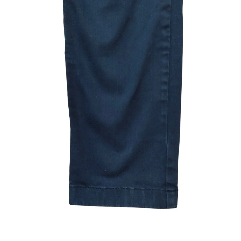 J.Crew Navy Blue Utility Chino Pants Slim Straight Patch Pocket Career 28 Tall